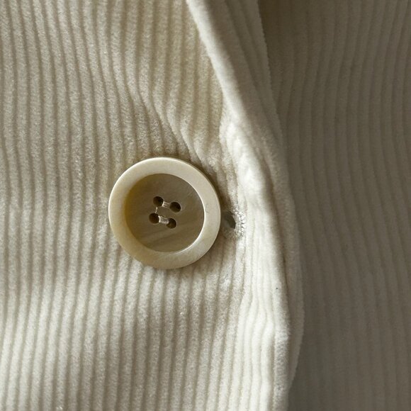 NWT Theory Luxury Old Money Power Jacket Blazer Dover White Modern Corduroy - Picture 9 of 16